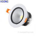 Éclairage Hsong - Nouveau design COB LED Downlight Downlight RA90 LED WALL DOWNLIGHT 10W Watt complet pour le logement prêt à expédier